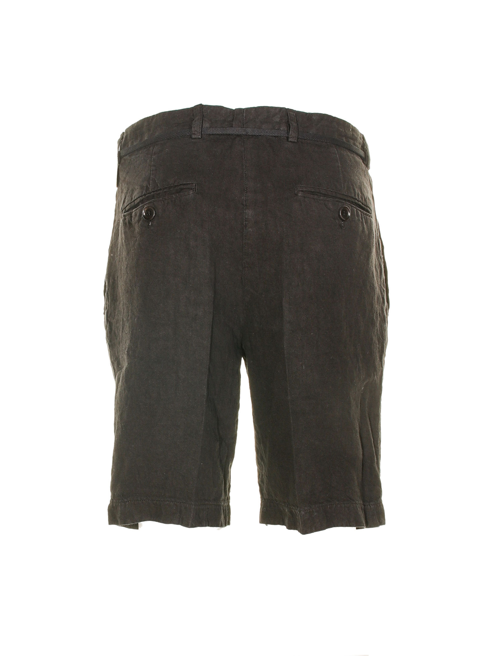 Aspesi Tie-waist Straight Fit Shorts In Black