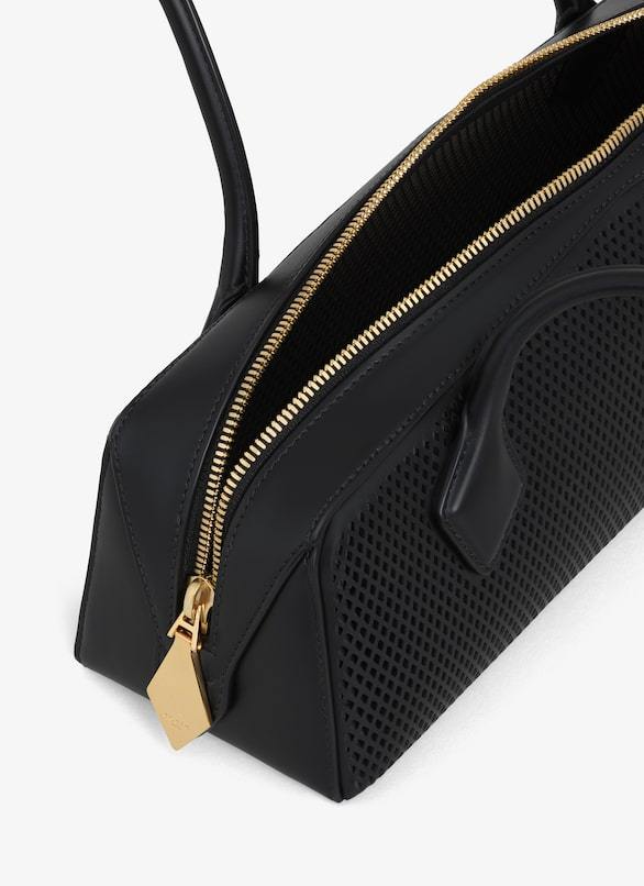 Alaïa Medium Elegant Handbag With Tubular Handles In Black