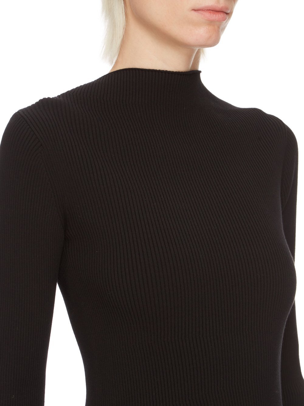 Rick Owens Drkshdw Long-sleeved Sweater In Black