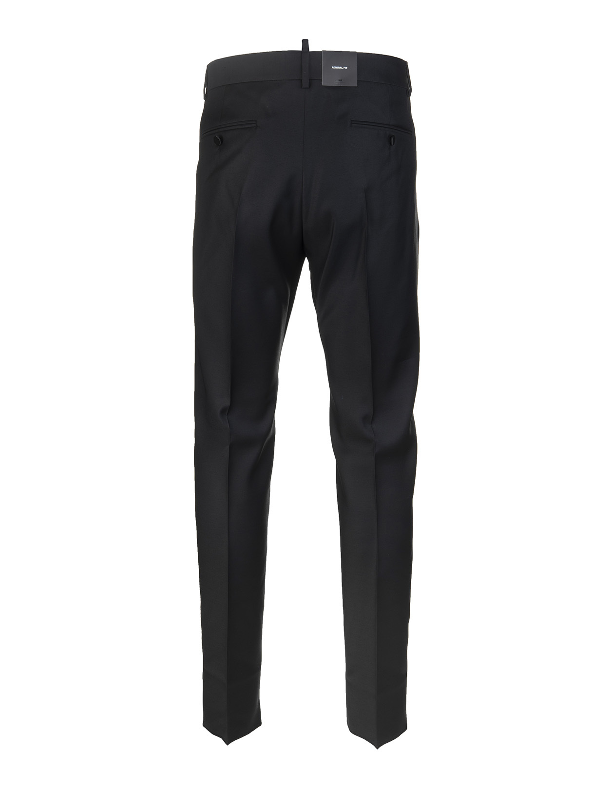 Dsquared2 Wool Tailored Trousers In Black