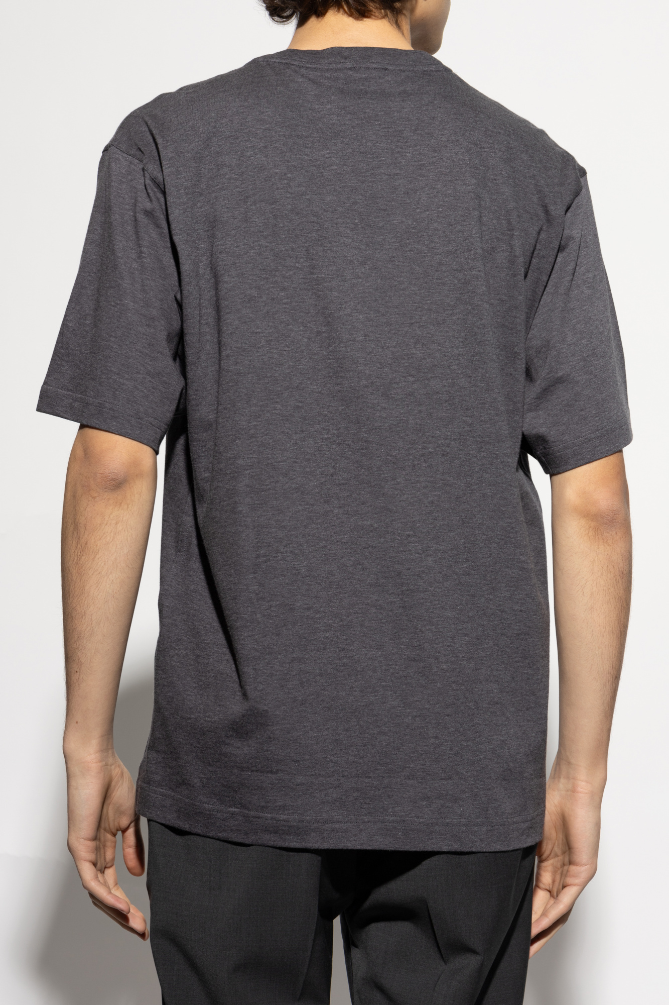 Dolce & Gabbana Item O-neck Short-sleeved T-shirt In Black