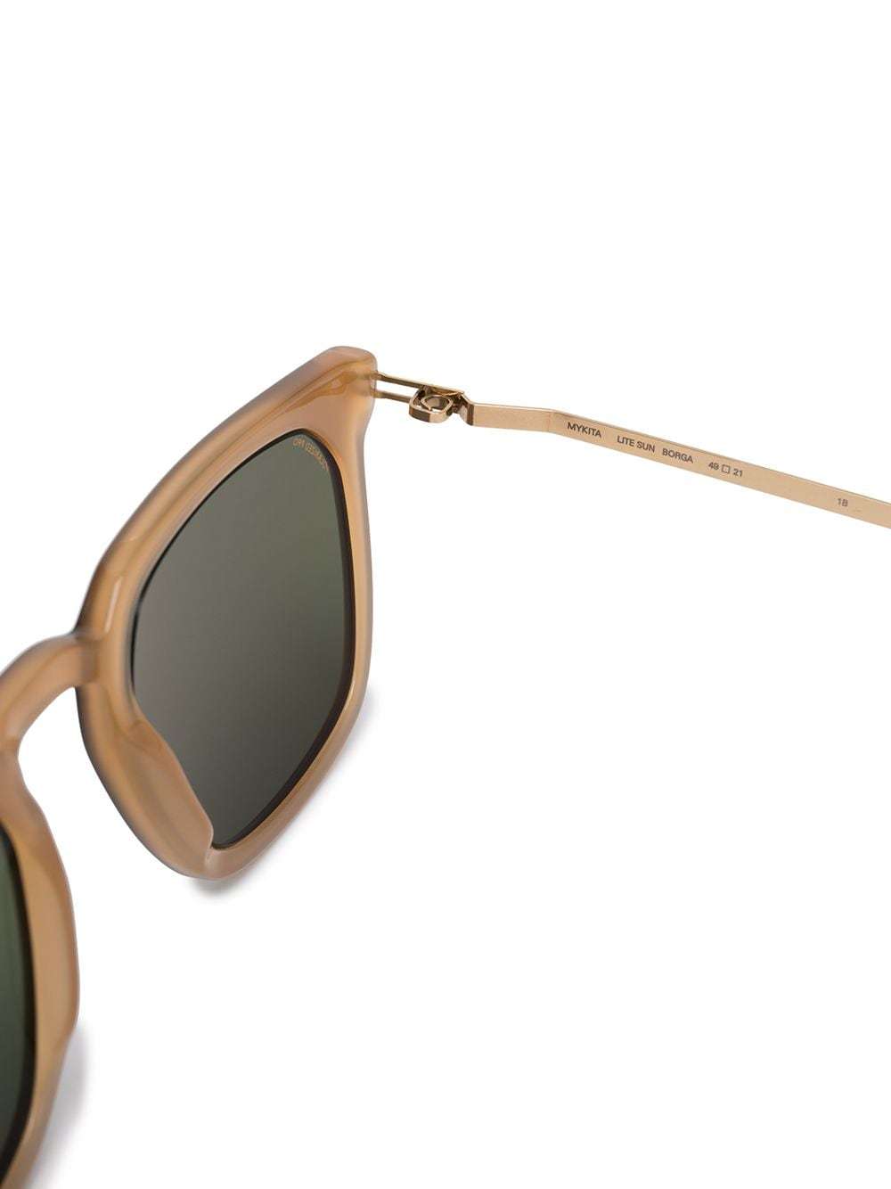 Mykita Borga Tinted-lens Wayfarer Sunglasses In Gray