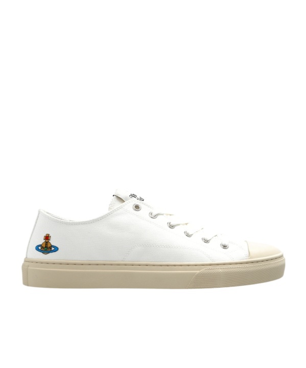 Vivienne Westwood Plimsoll Lace-up Sneakers In White