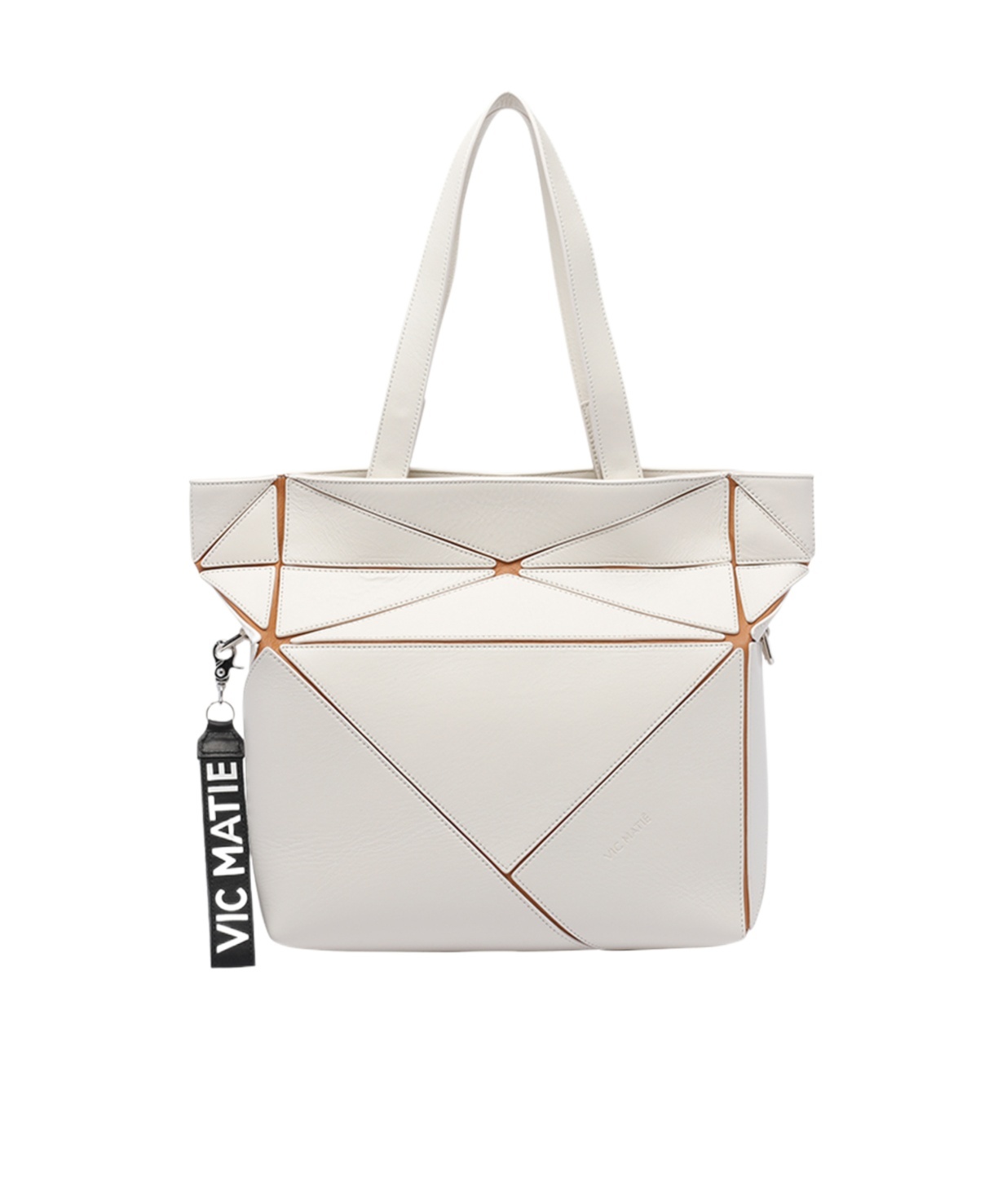 VIC MATIE DOUBLE HANDLE SHOULDER BAG