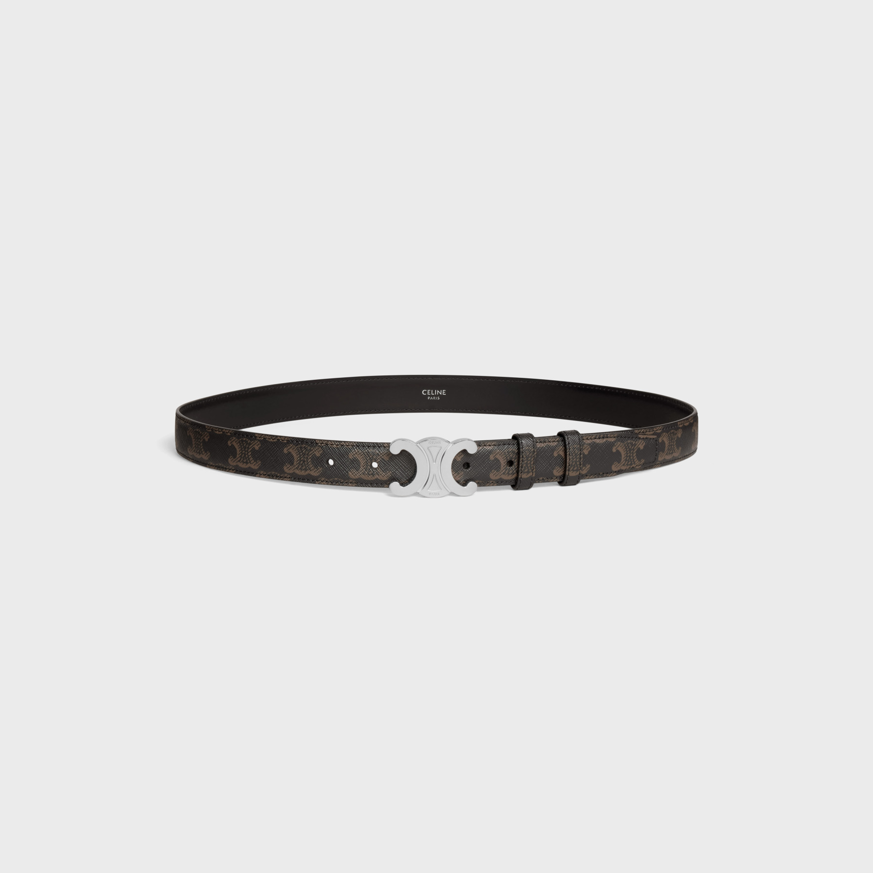 CELINE MEDIUM TRIOMPHE BELT IN TRIOMPHE CANVAS
