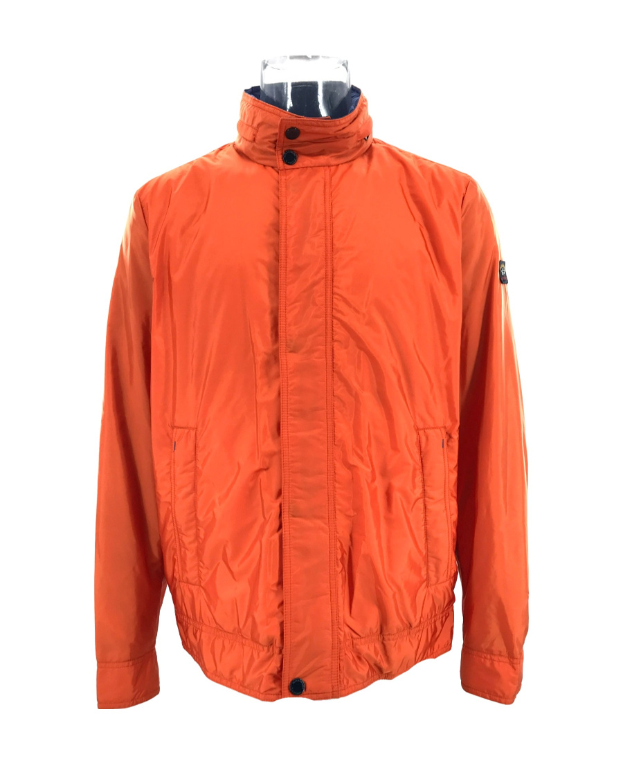 Paul & Shark Zipper Cotton Suit In Orange