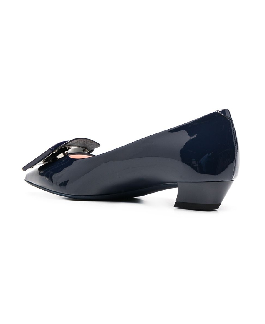 Roger Vivier Gomettine Ballet Shoes In Black