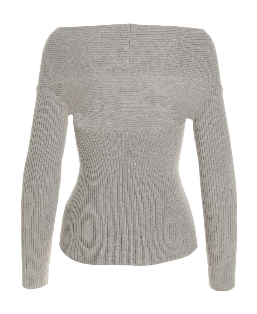 Khaite Salma Open-back Top In Gray