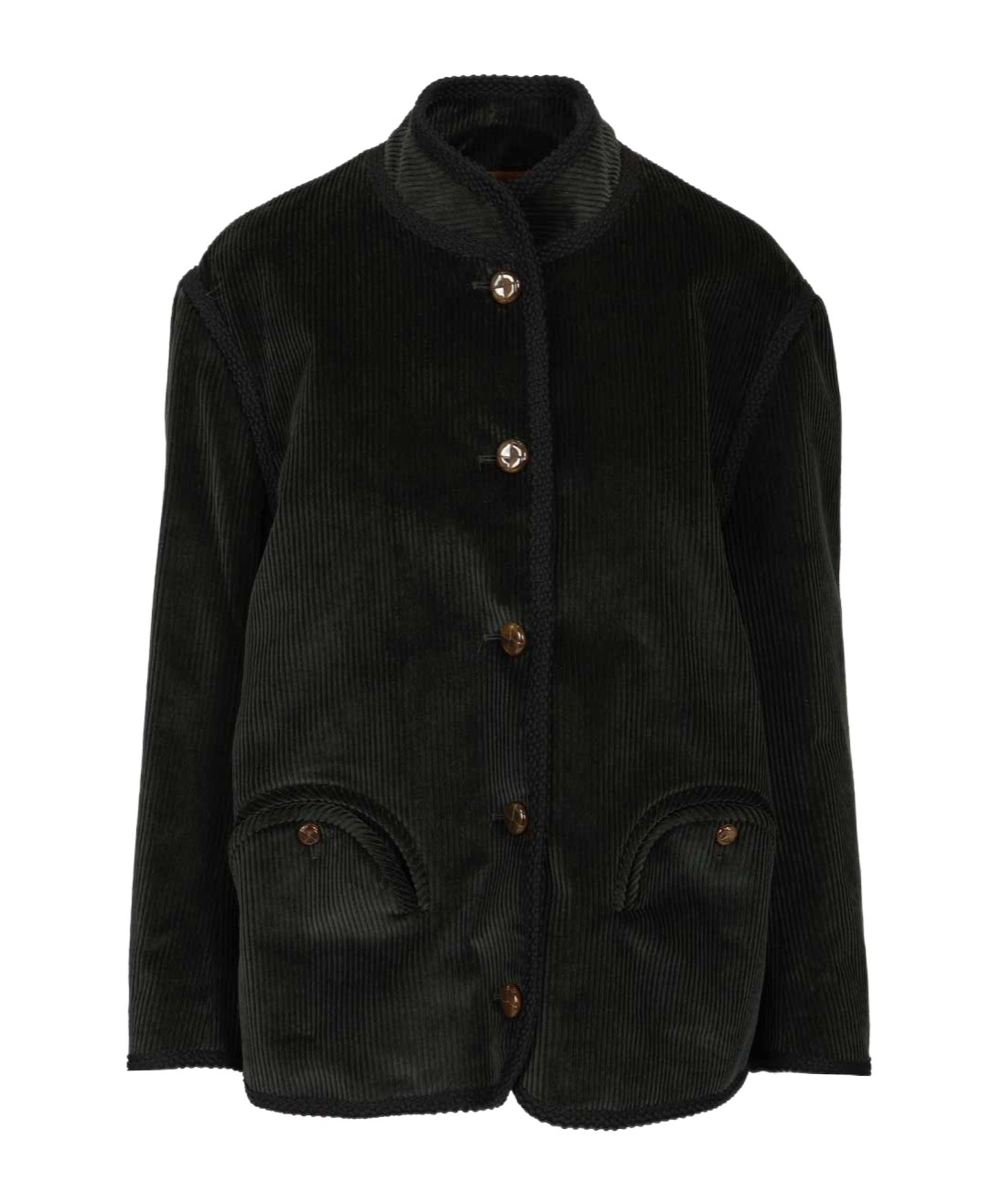 Blazé Milano Classic Touch Curly Jacket Jackets Green In Black