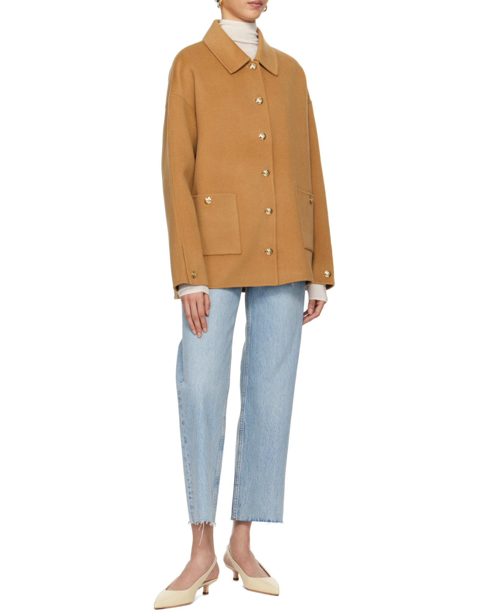 ANINE BING LONG-SLEEVED CASUAL JACKET