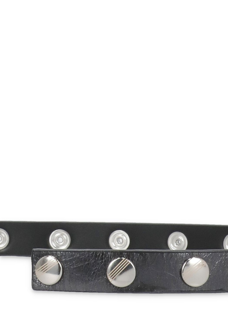 Attico The  Embellished Belt In Black