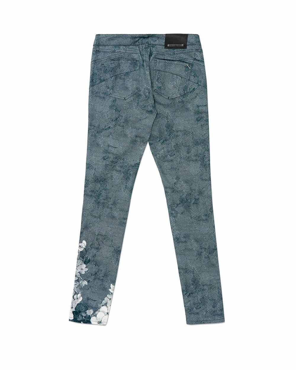 SPORTMAX FLOWER PRINTED JEANS