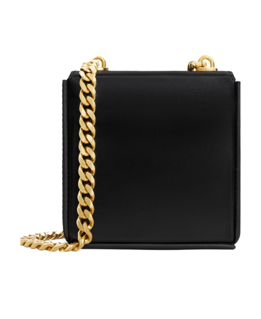 Celine Box Mini Leather Clutch In Black