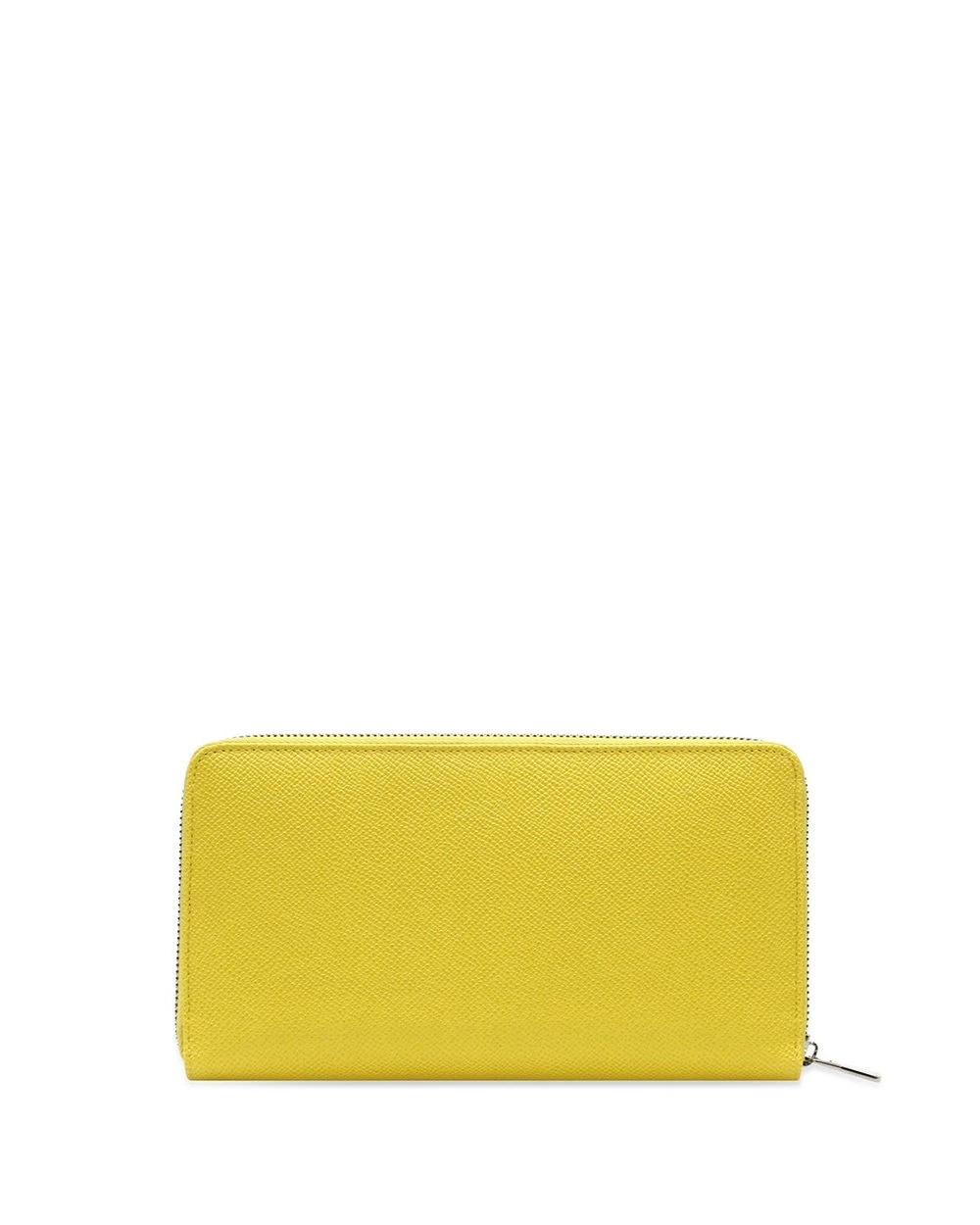 Dolce & Gabbana Logo Details Wallet In Yellow