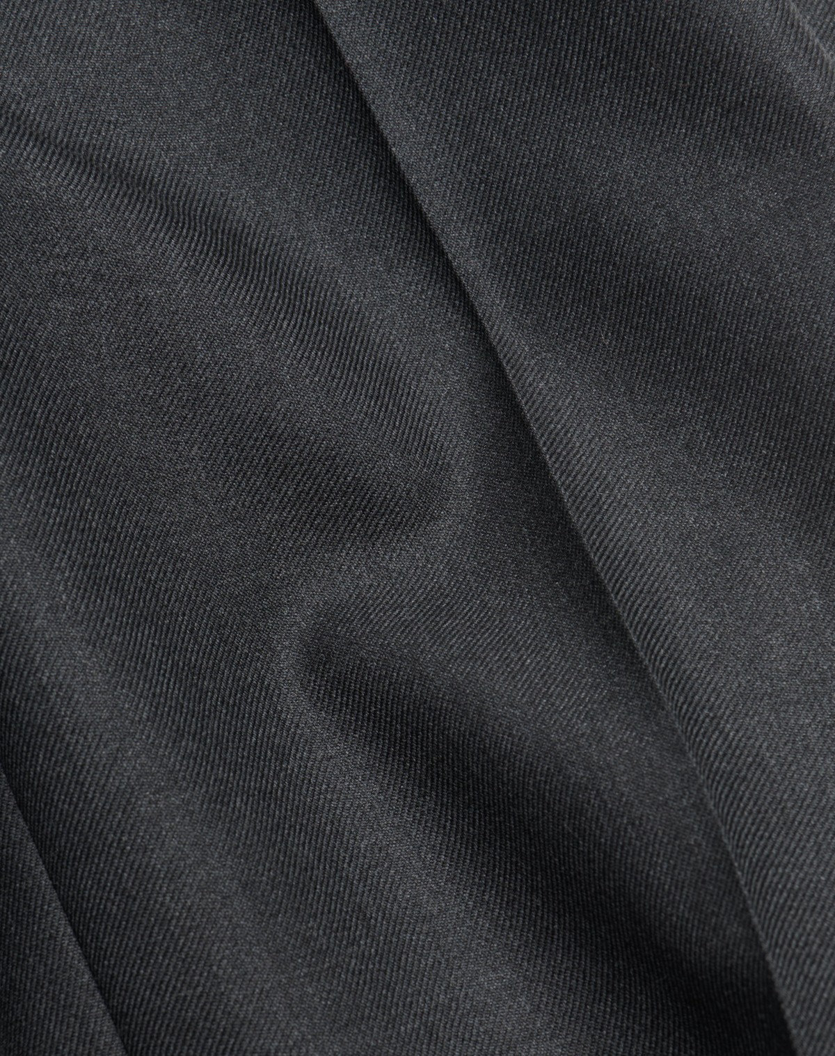 Valentino Wool Gabardine Trousers With Turn-ups In Black