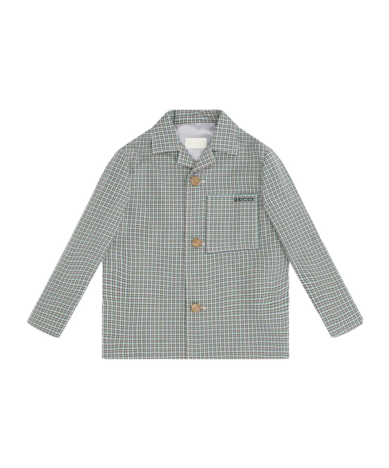 Gucci Checked Patch-pocket Jacket In Black