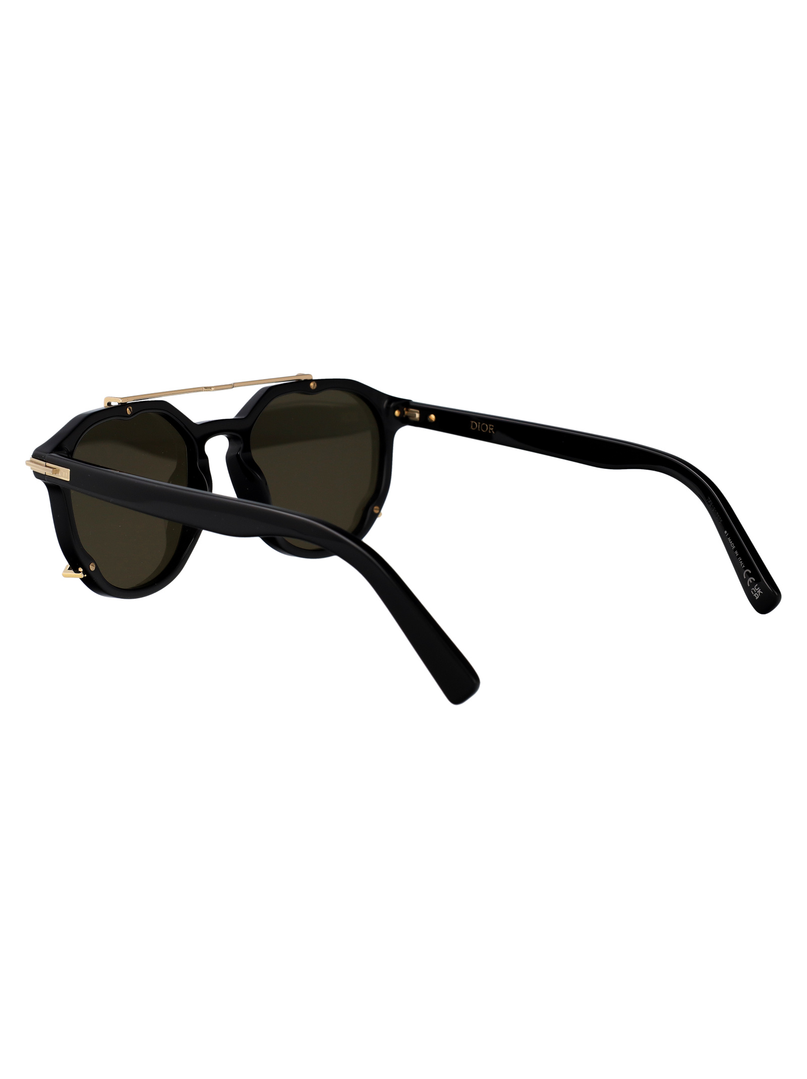 Dior Blacksuit Ri 10c0 Nero Lucido Sunglasses In Black
