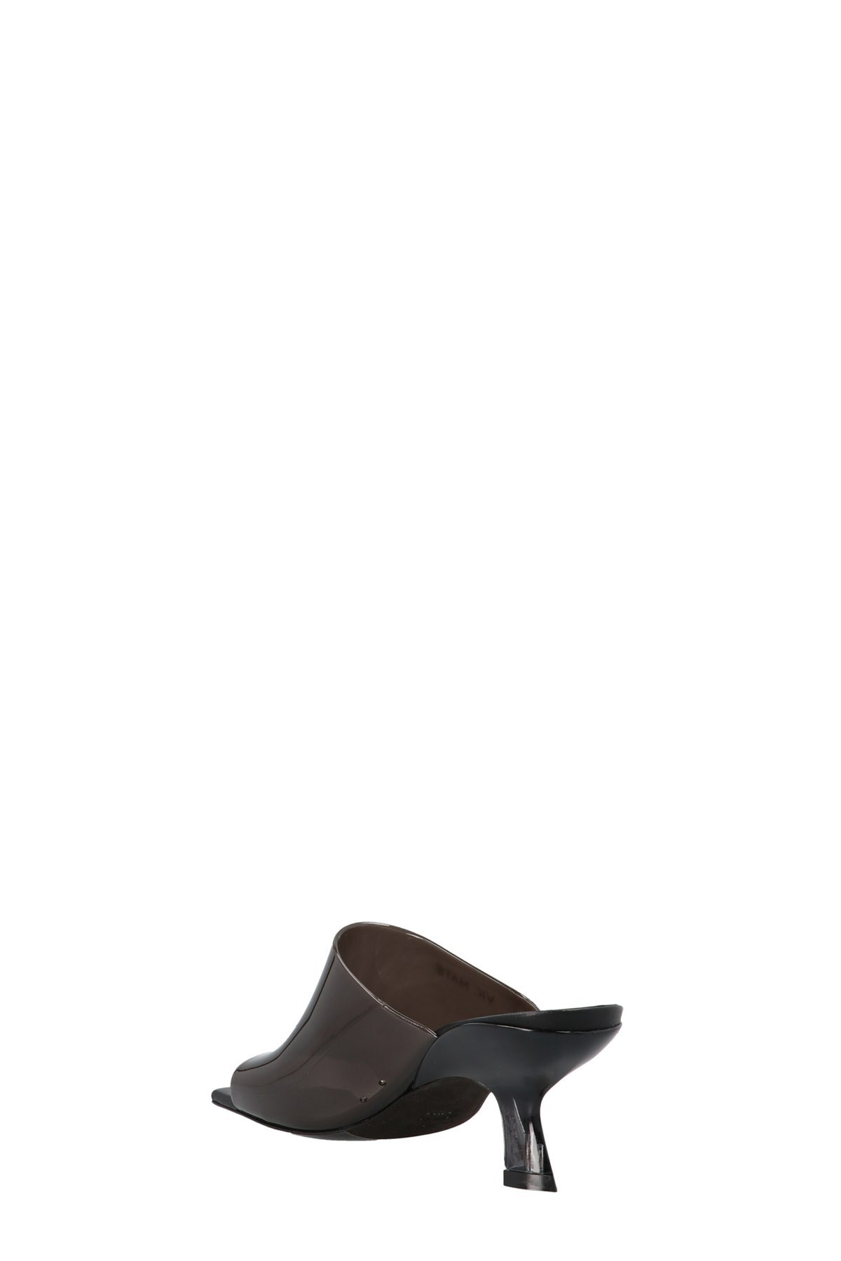 Vic Matie Open-toe Mule Sandals In Black