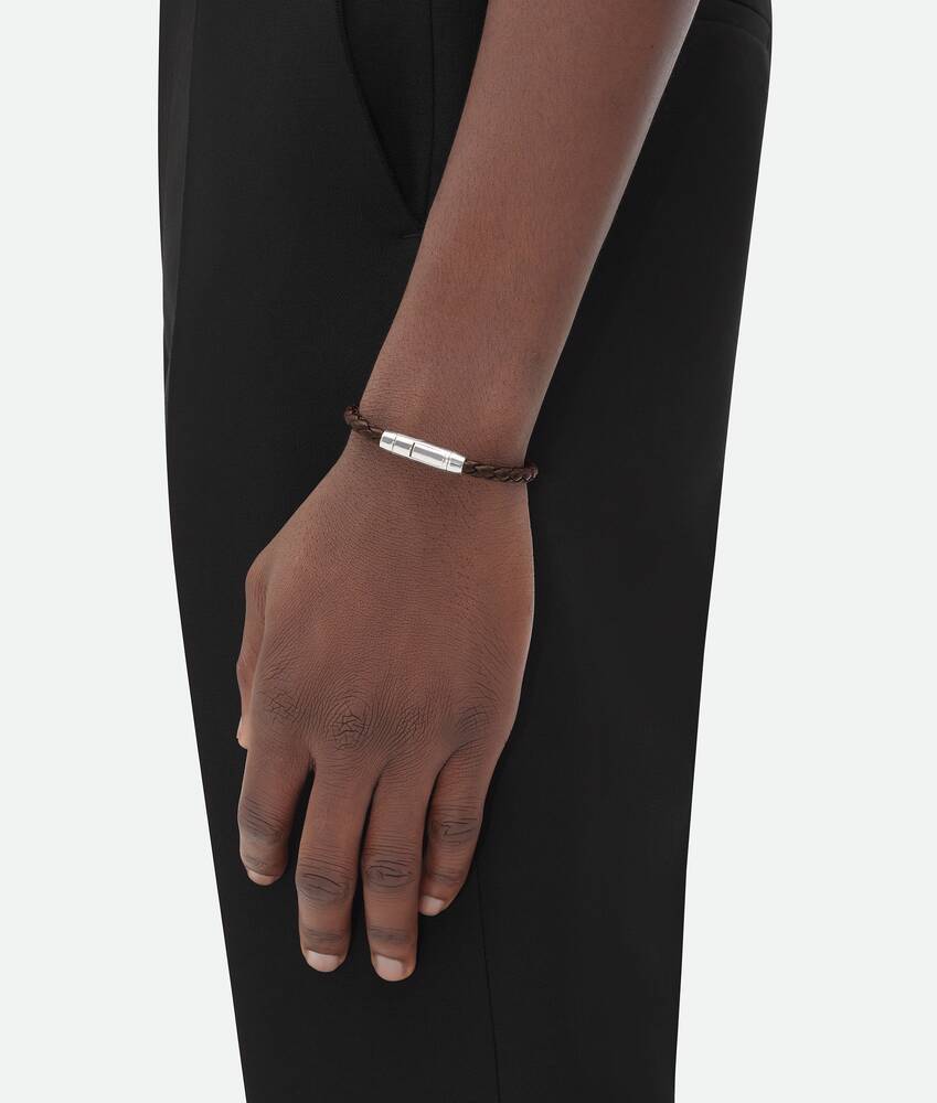 BOTTEGA VENETA BRAID LEATHER BRACELET