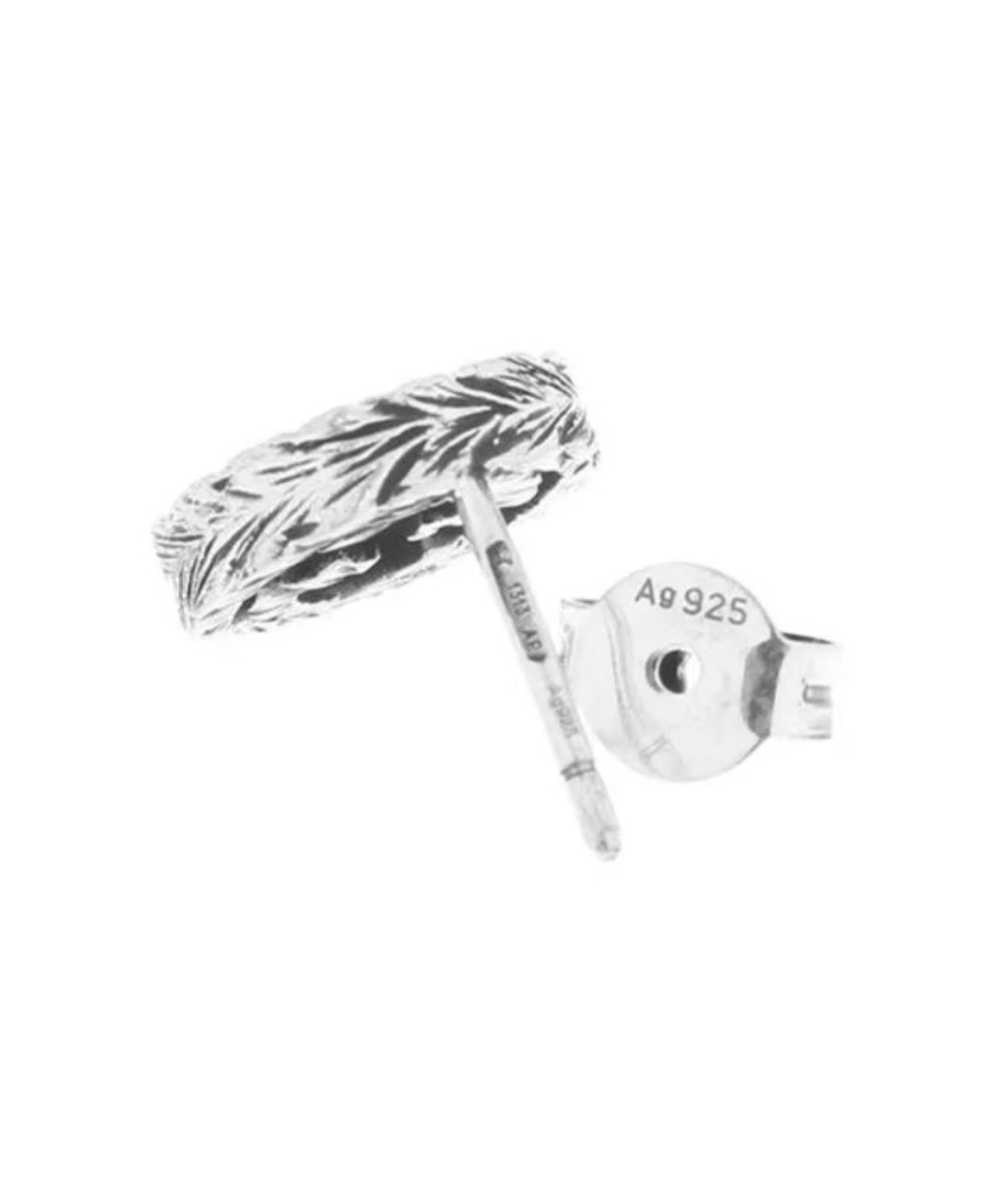 Gucci Engraved Interlocking G Earrings In Gray