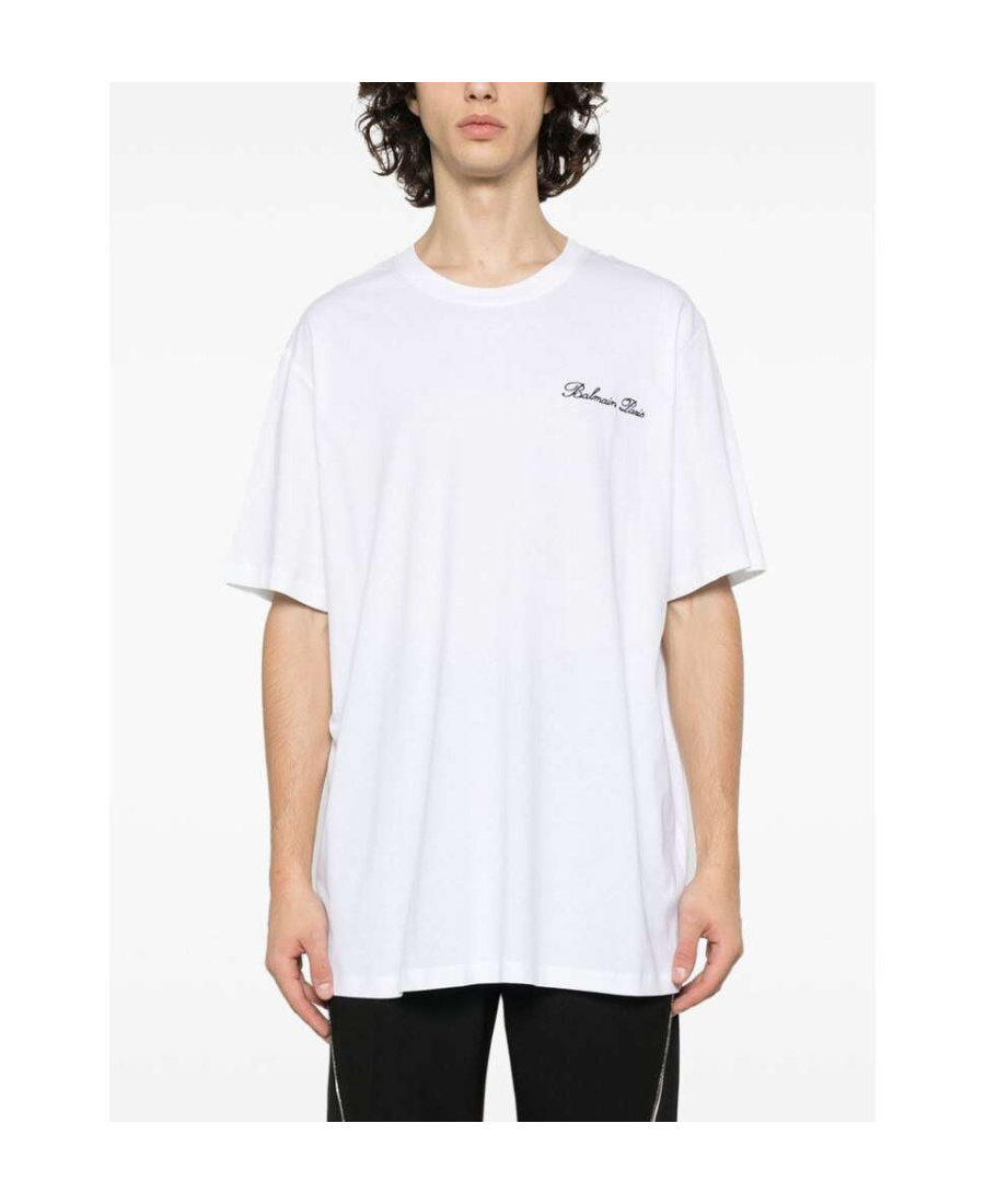 Balmain Cotton T-shirt In White