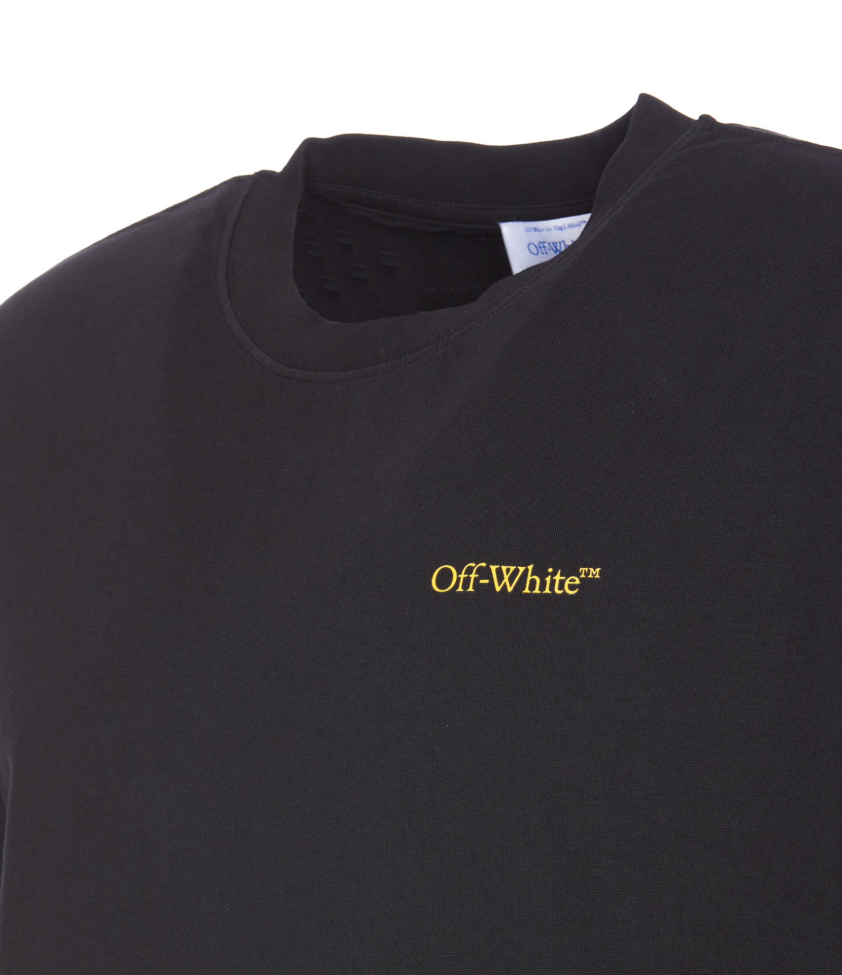Shop Off-white Tape-arrow Short-sleeve T-shirt In Black