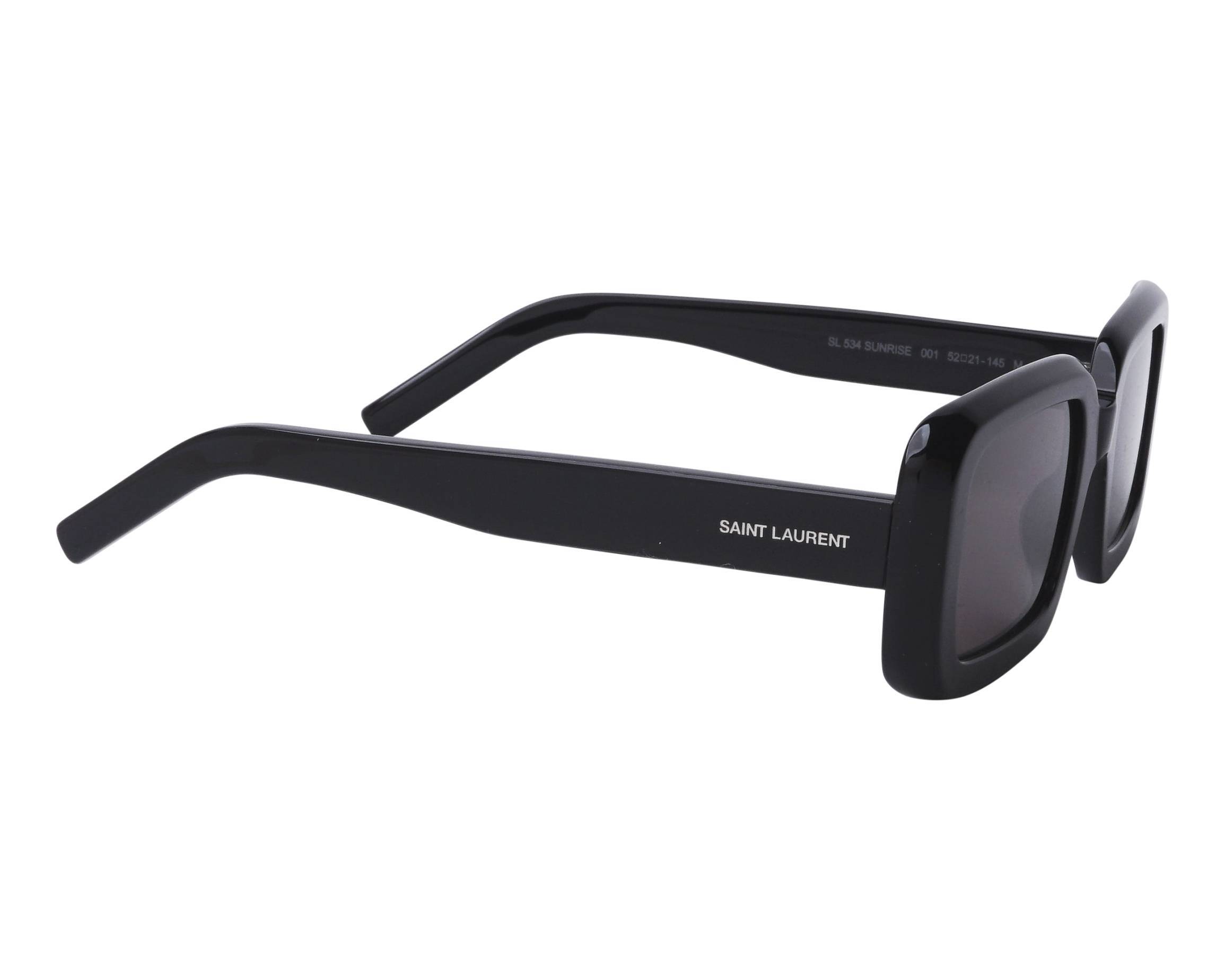 Saint Laurent Square-frame Tinted Sunglasses In Black