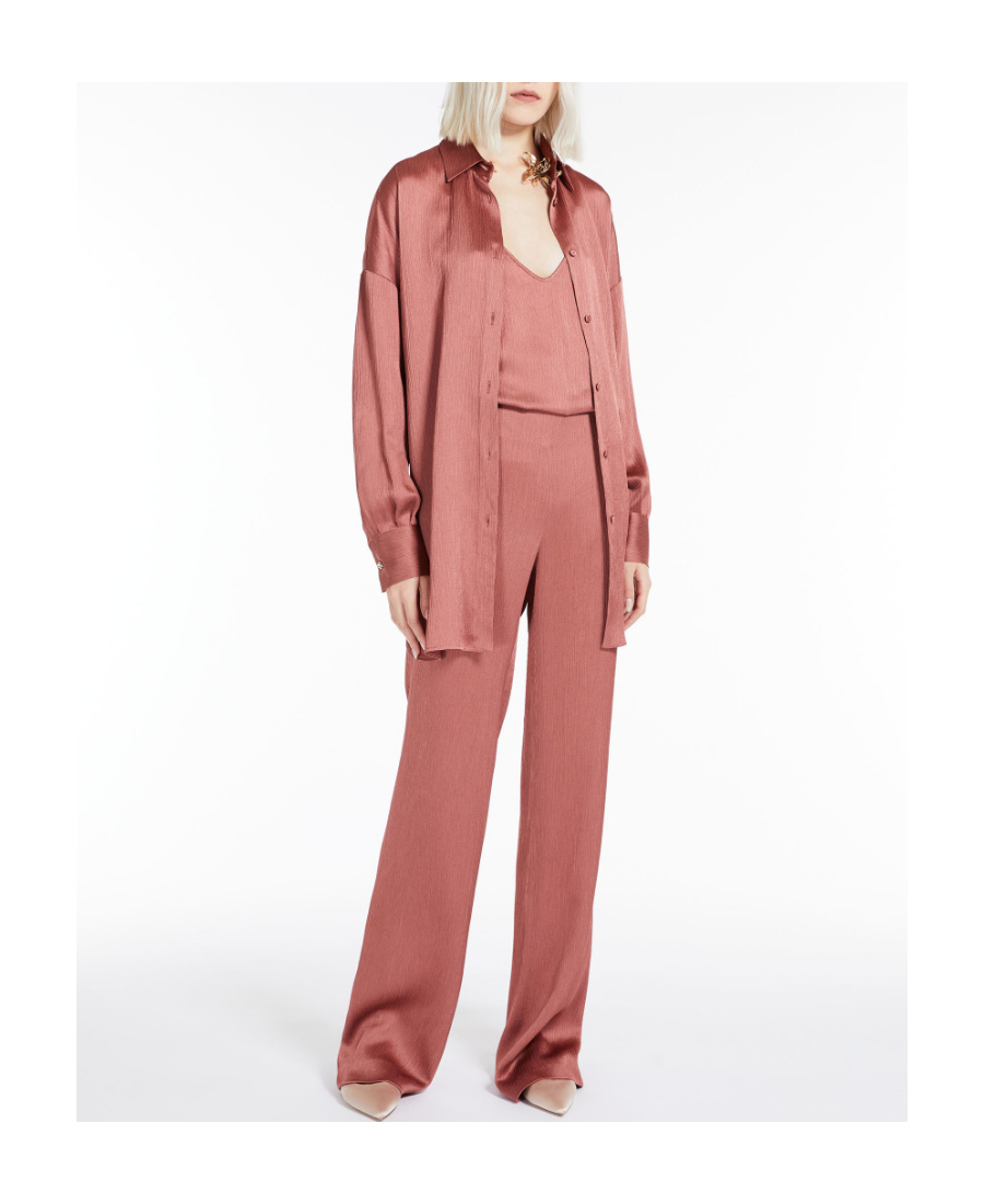 Max Mara Logo Vest In Pink