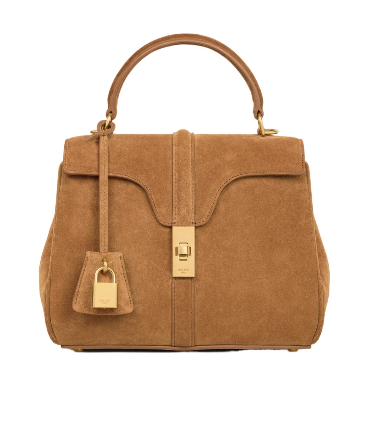Celine Small 16 Small Shoulder Bag In Brown