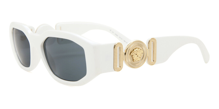 Versace Eyewear Rectangular Frame Sunglasses In Neutral