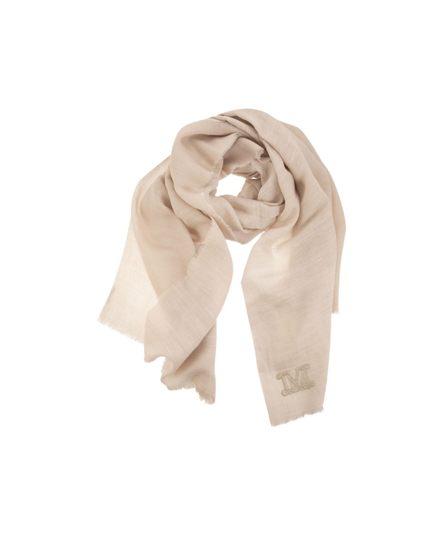 MAX MARA WRAPAROUND STYLE WOOL-BLEND SCARF