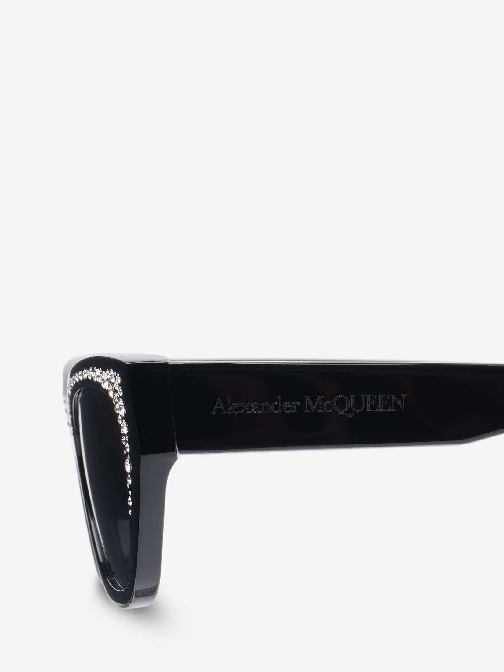 Alexander Mcqueen Eyewear Cat-eye Sunglasses In Gray