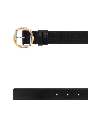Jacquemus La Ceinture Salon Leather Belt In Black