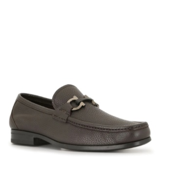 Ferragamo Grandioso Slip-on Loafers In Black