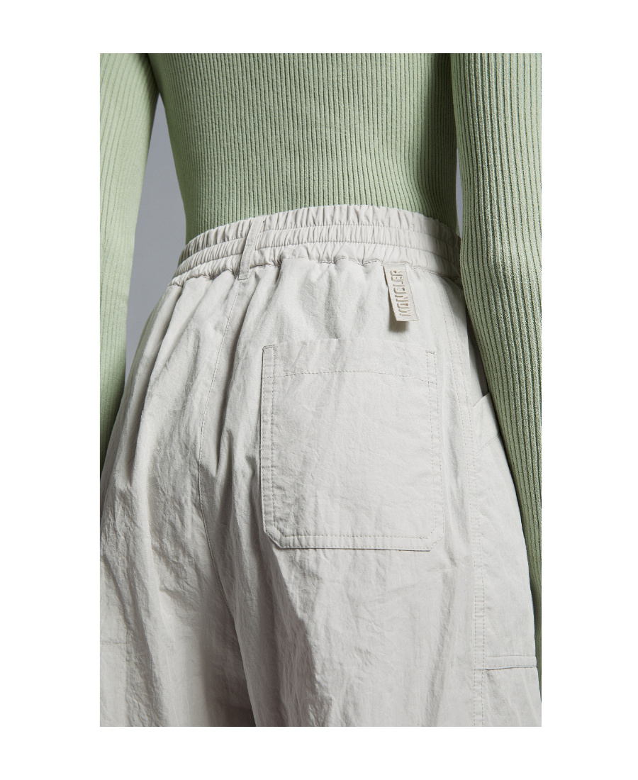 Moncler Cargo Track Pants In Gray