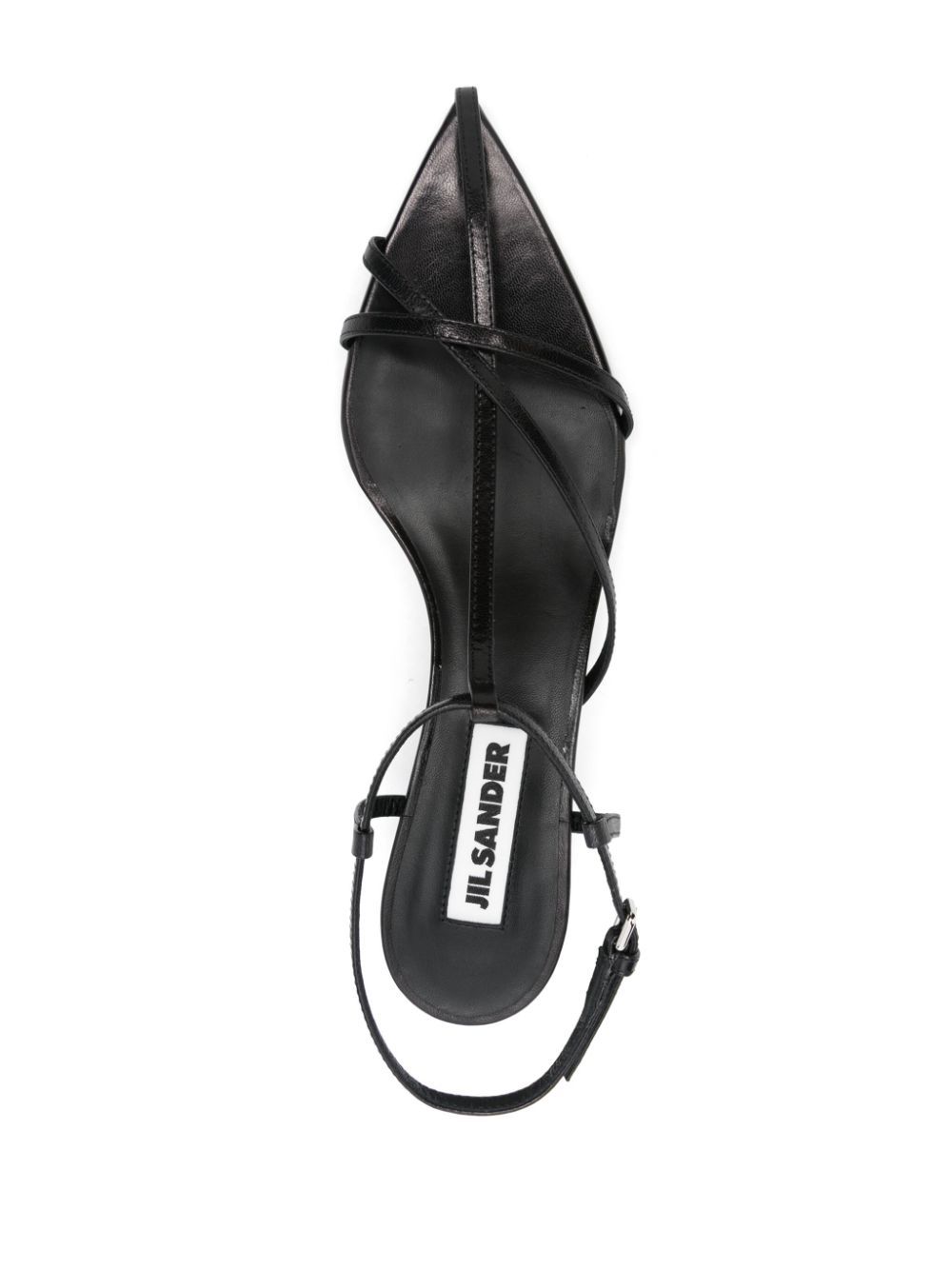 Jil Sander Black New Tripon 2 Sandals In Black