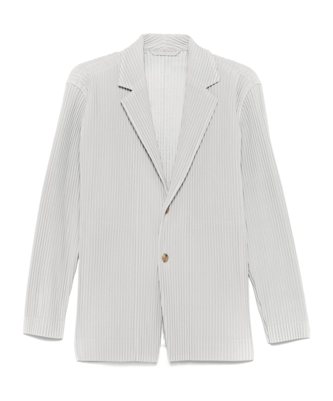 Shop Issey Miyake Plissé Blazer In White