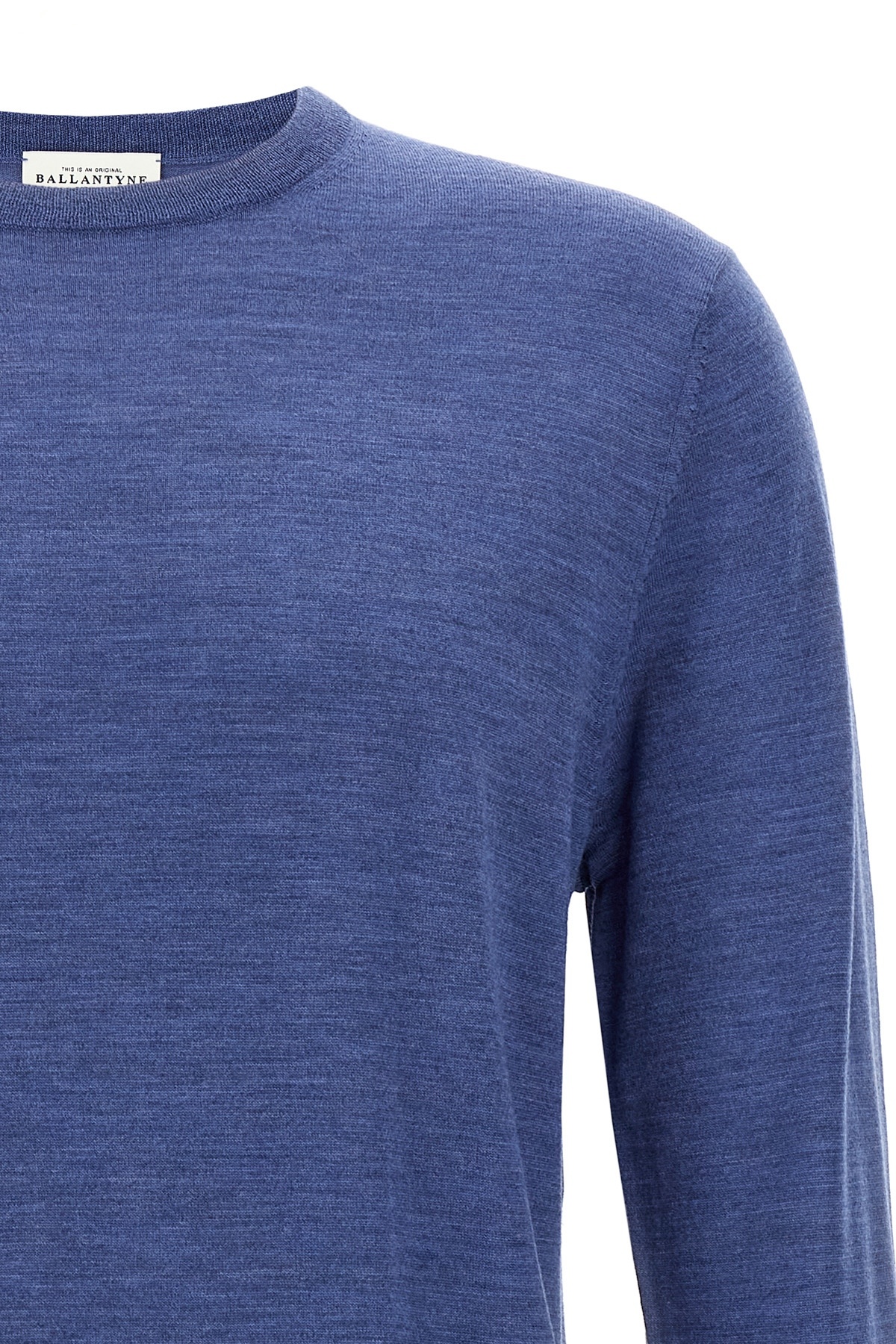 Ballantyne R Neck Sweaters And Cardigans In Blue