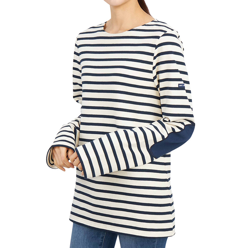 Saint James Striped Graphic T-shirt
