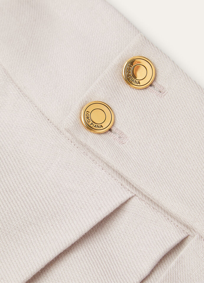 Loro Piana Petra Skirt In White