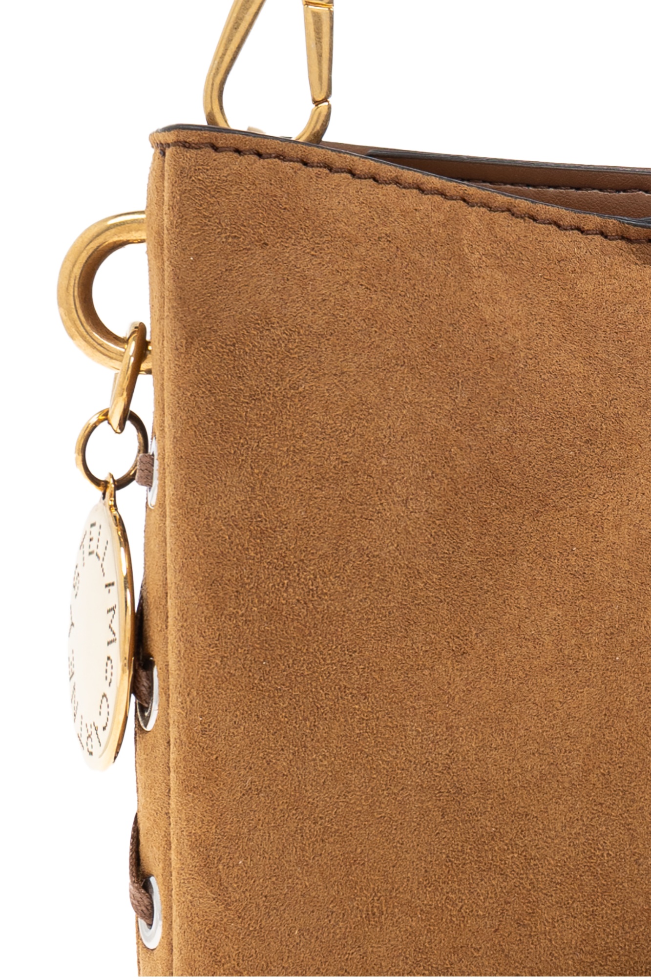 Stella Mccartney Top Handle Shoulder Bag In Brown