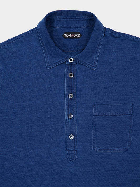 Tom Ford Long-sleeved Shirt In Blue
