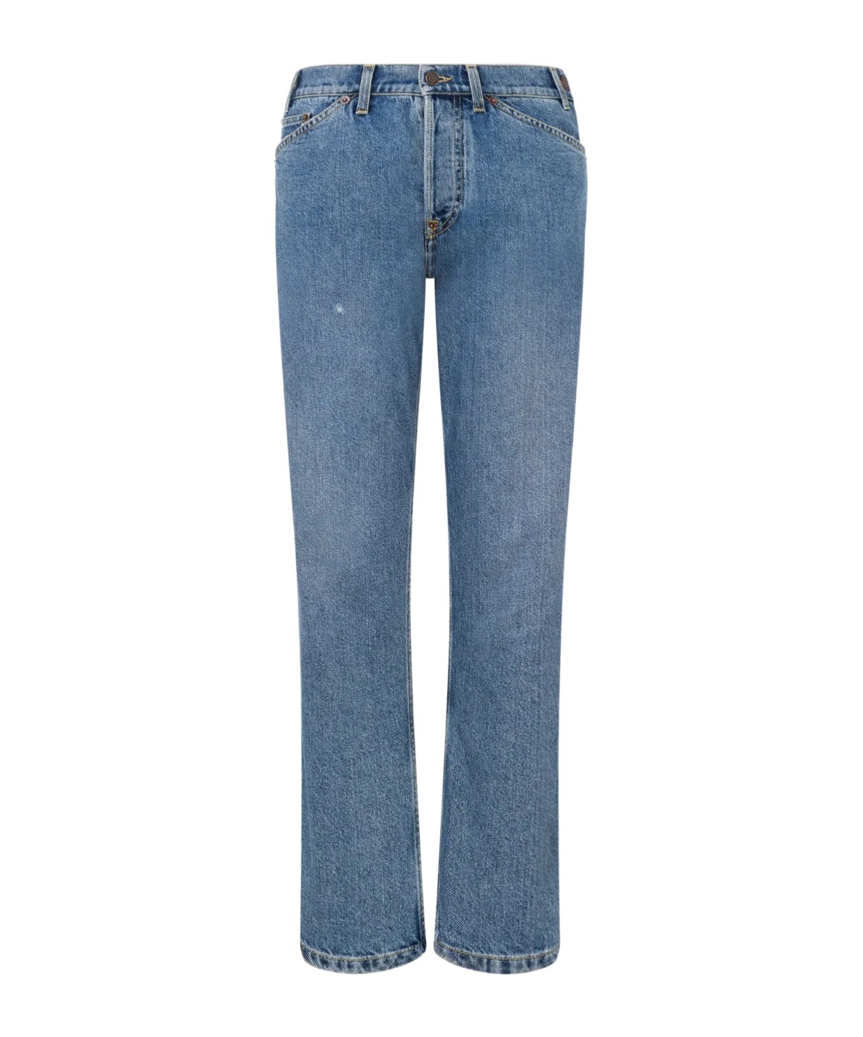 Moschino Women Jeans With Application In Blue