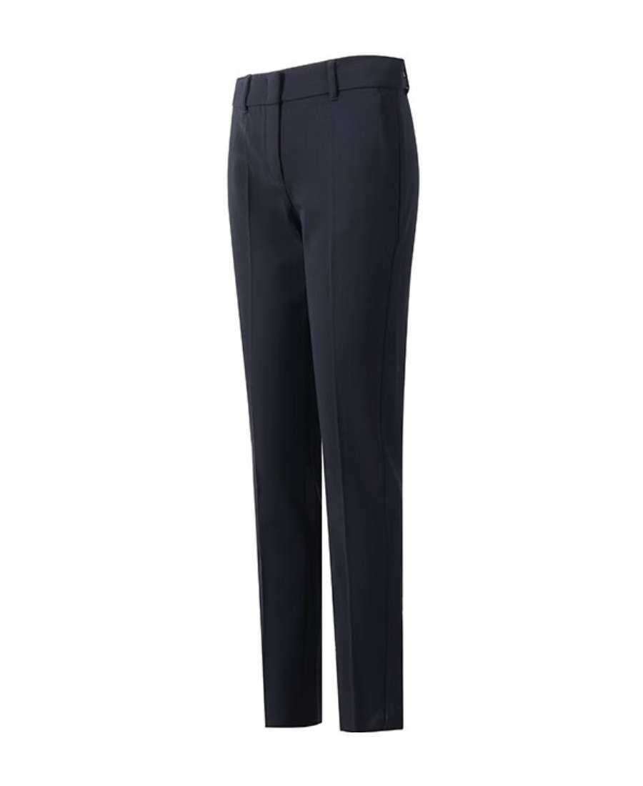 Emporio Armani Pleated Straight Casual Pants In Black