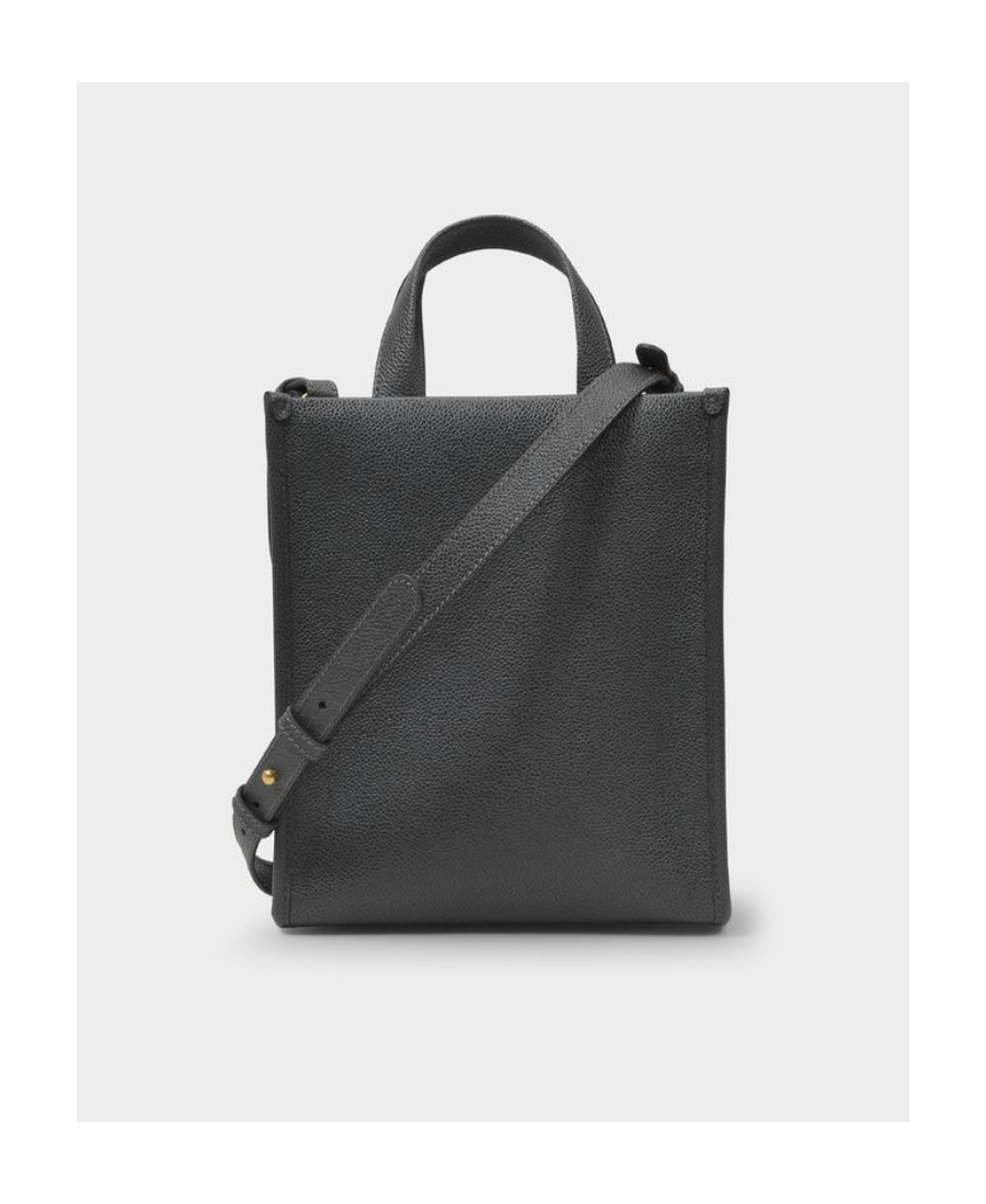 Thom Browne Logo-patch Tote Bag In Black