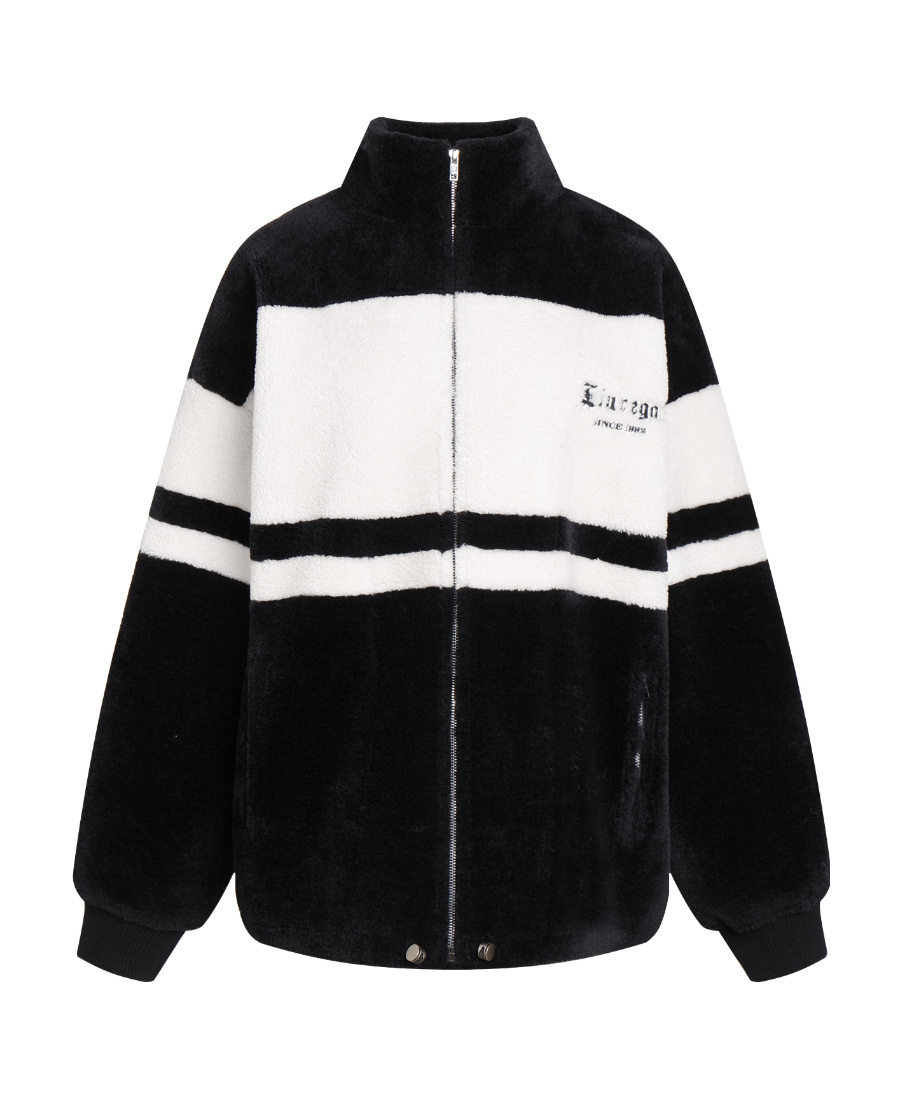 Liuregali Logo Collar Casual Jacket In Black