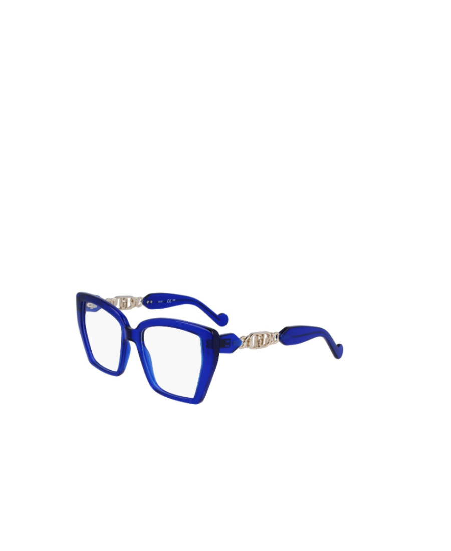 Liu •jo Logo Flat Mirror In Blue