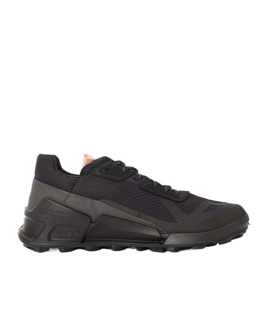 Ecco Round Toe Sneakers In Gray