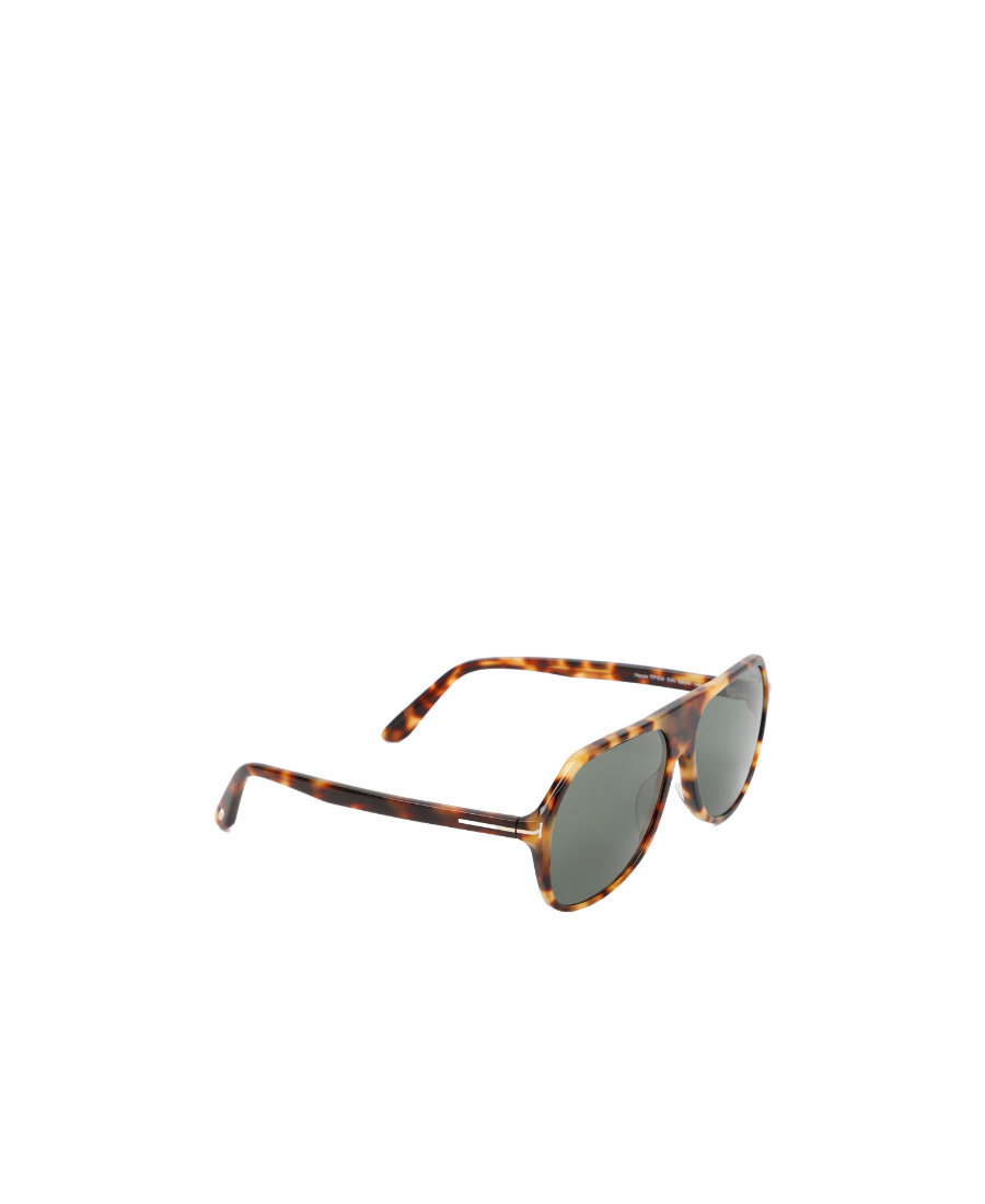 Tom Ford Pilot Frame Sunglasses In Gray