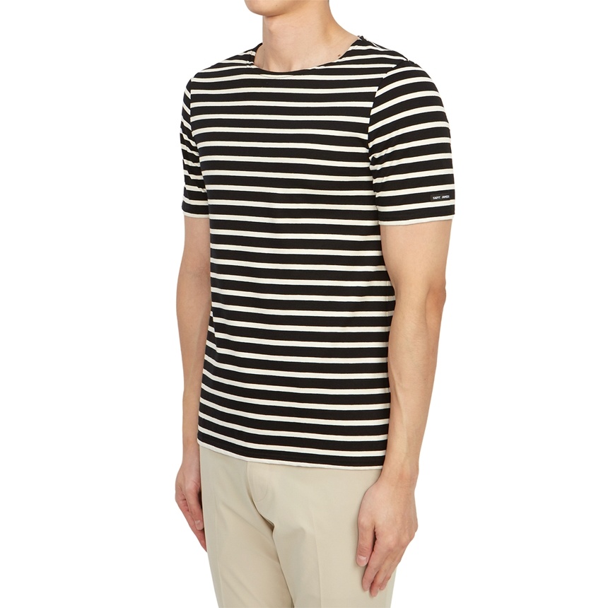Saint James Striped Short-sleeved T-shirt In Multi